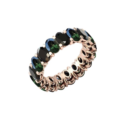 Fascia per occhi eve Tulle ricamato nero