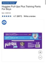 pull up diaper 2-3T 128 local pick up only