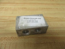 Bosch Rexroth AG 2 825 503 022 Connection Plate 2825503022