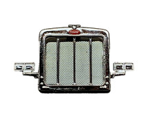 1/64 DCP PARTS CHROME PETERBILT 359 SQUARE LIGHT GRILL