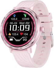 Smartwatch Damen Herren mit Telefonfunktion Armbanduhr Sportuhr für Android IOS