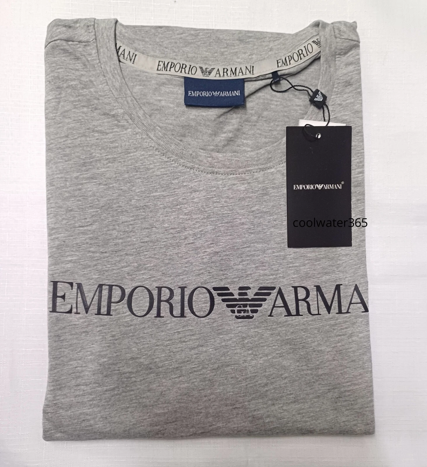 Emporio Armani Plain Logo short sleeve T-Shirt
Opens in a new window or tab