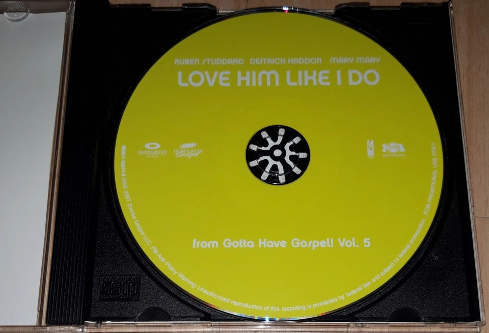 RUBEN STUDDARD DEITRICK HADDON & MARY MARY Love Him Like I Do - Promo CD R&b Rnb - Bild 4 von 4