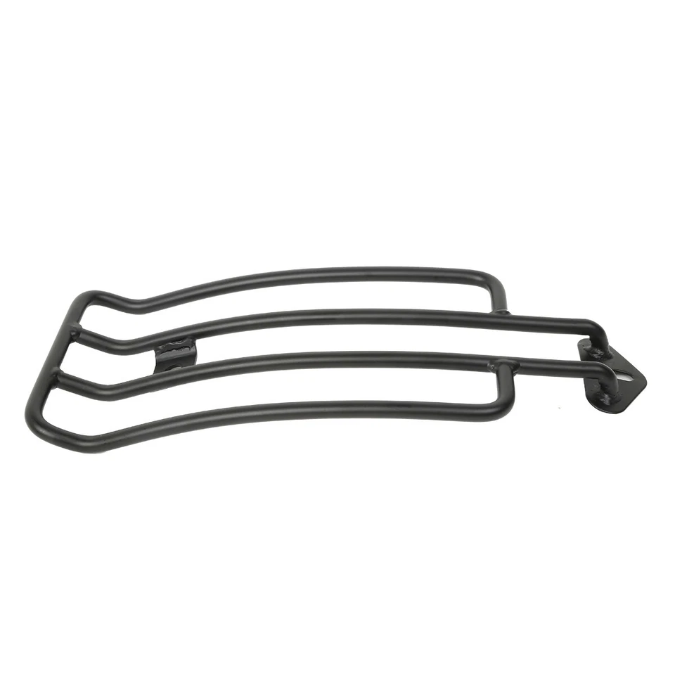 Portaequipajes asiento solo negro apto para Harley Davidson XL 1200 Sportster 85-03 86 Foto 2 de 4