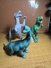 Dinosaur Greenbrier International Dinosaur Plastic Rubber Toys Lot Of 3