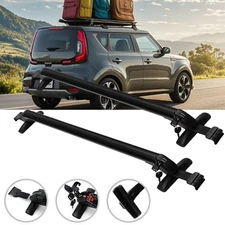 For Kia soul 2010-23 Car Roof Rack Cross Bar Aluminum Cargo Luggage Carrier Lock