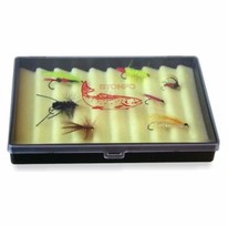 Stonfo Fly Fishing Pocket Fly Box Large for flies hooks  Clear Top or Solid 243