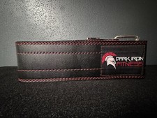 Dark Iron Fitness Dip Belt   Padded Leather Weight Lifting Belts XL 41-49in