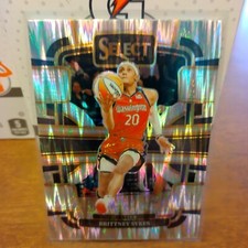 2024 Panini Select WNBA Brittney Skyes Silver Flash Prizm-#3 Washington Mystics
