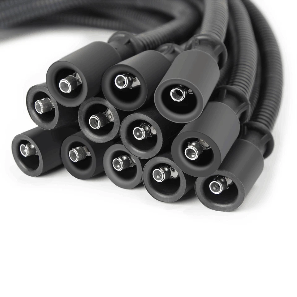 Juego de 12 cables de bujías MotorKing + 12 bujías Bosch Platinum para Mercedes Foto 4 de 4