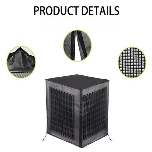 Air Conditioner Covers for Outside Breathable Full Mesh with Waterproof Top - Picture 3 of 9