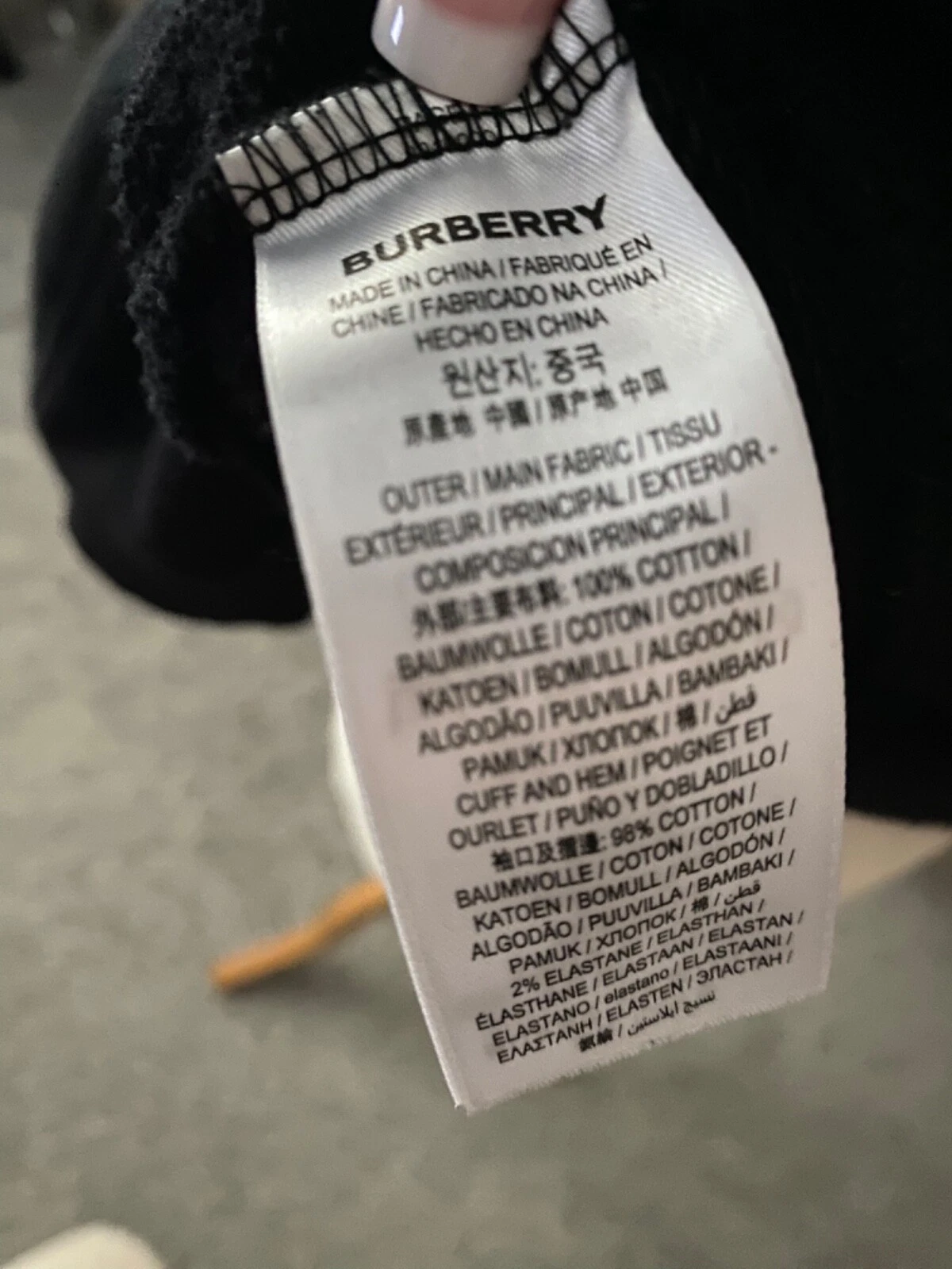 Felpa con cappuccio Burberry London taglia XL