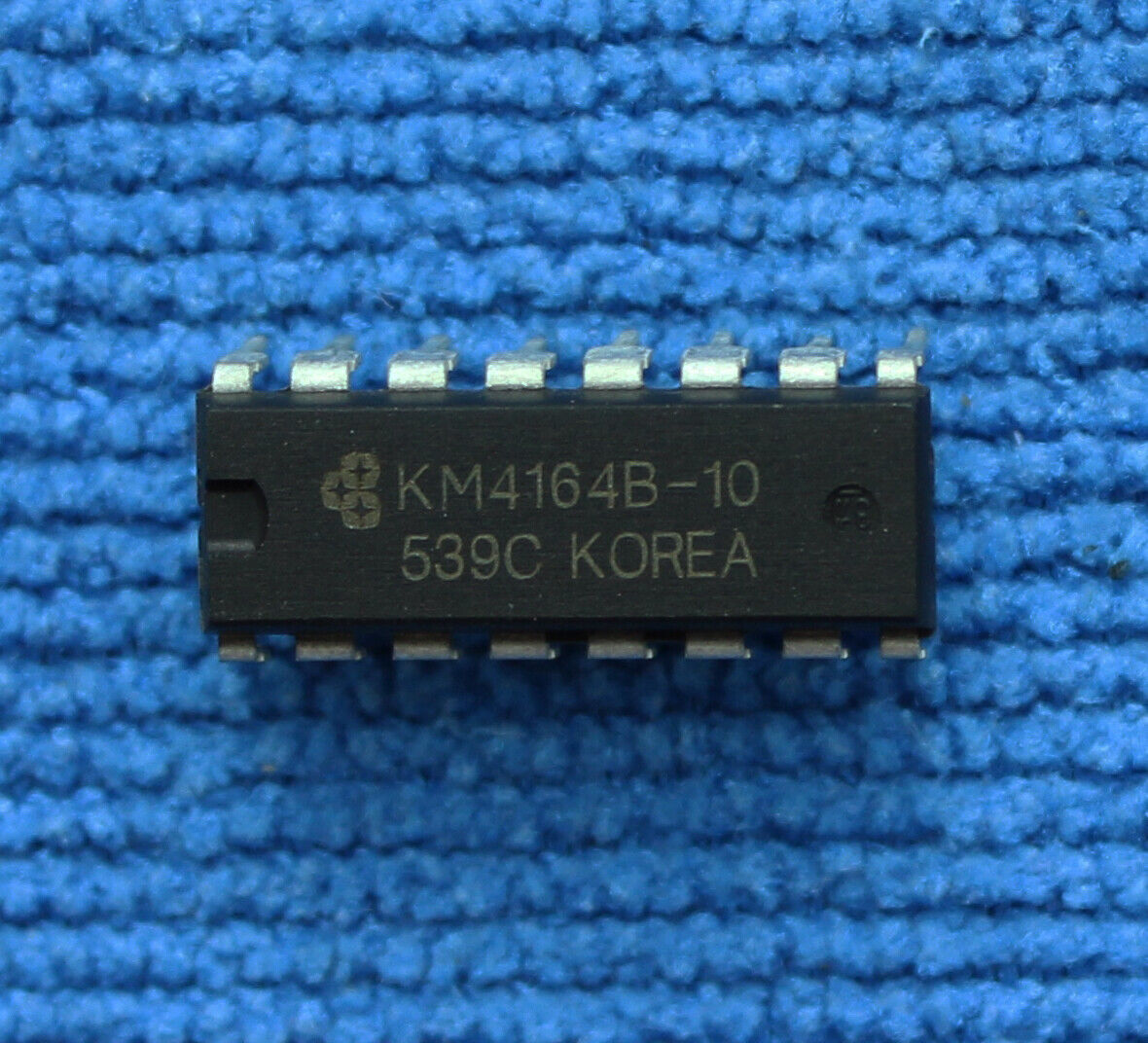 4 Pieces KM4164B-15 Dynamic RAM Chips | 64K X 1 Bit Page Mode DIP-16 Memory ICs