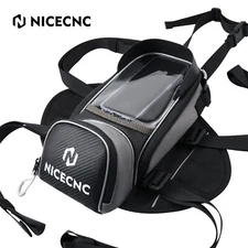 Waterproof Motorcycle Fuel Tank Bag Magnetic Motorbike Luggage Phone Storage Bag