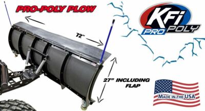 KFI 72'' UTV Poly Blade Snow Plow Kit for 2020-2026 Polaris RZR PRO XP / PRO XP 4