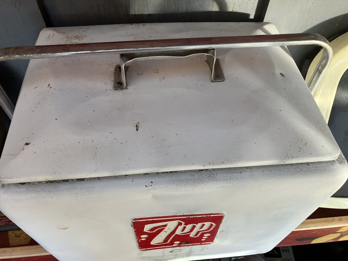 Vintage 7up Metal Cooler | eBay