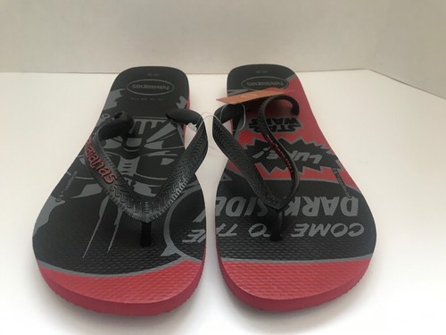Nuevo Havaianas Star Wars Edition Disney Vader Ojotas Sandalias Tamaño 13m  | eBay