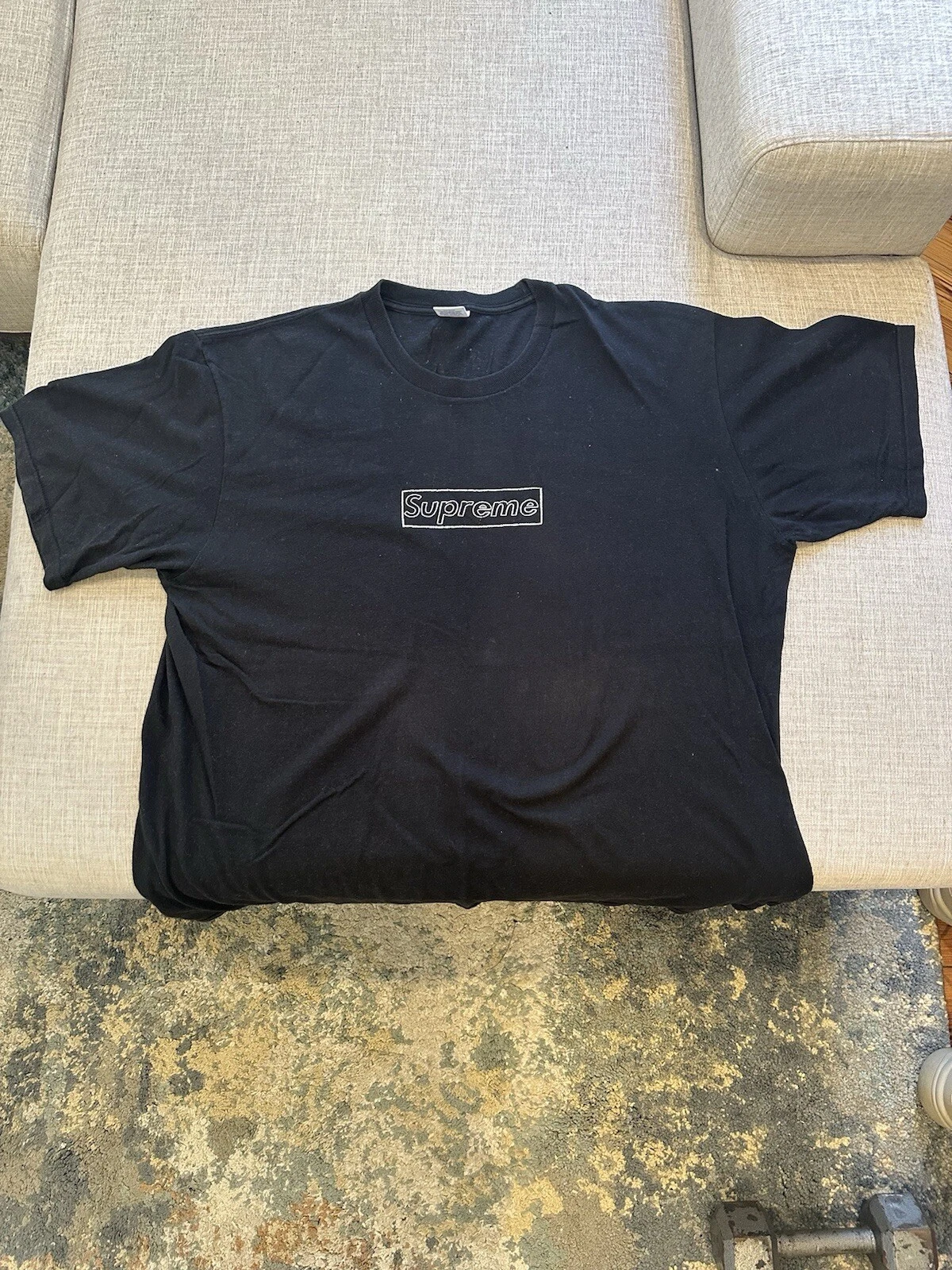 Supreme KAWS Chalk Box Logo Shirt XL SS21 Short Sleeve