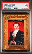 2023-24 Upper Deck UD Portraits Connor Bedard #P60 Rookie PSA 9