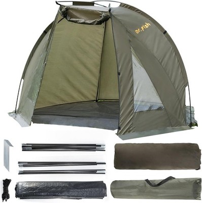 Dr.Fish Carp Fishing Tent Bivvy Quick Erect Lightweight Waterproof Day Shelter w