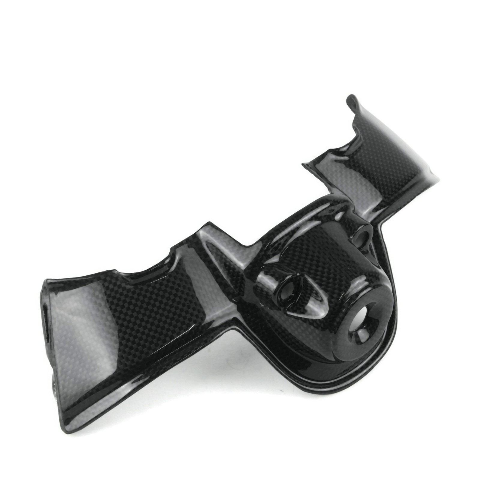 Protection clé carbone Ducati Panigale V4 brillant couvre-clef