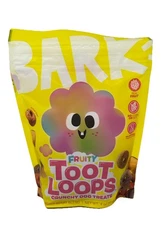 Bark Box FRUITY TOOT LOOPS Crunchy  Dog Treats Mixed Berry Blend BB 04/05/2027