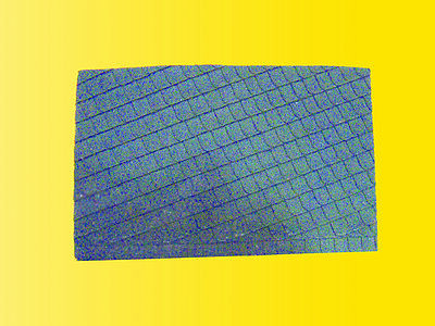Vollmer 48731 O Scale Slate Roof Sheet w/Ridge -- 10-1/4 x 6-11/16'' 26 x 17cm
