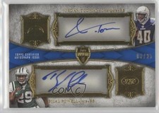 2011 Topps Supreme Dual Auto 3/25 Jordan Todman Bilal Powell #SDA-TP Auto 1m8