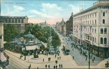 Ansichtskarte Hannover Georgstrasse um 1910 Straßenbahn (Nr.9826)