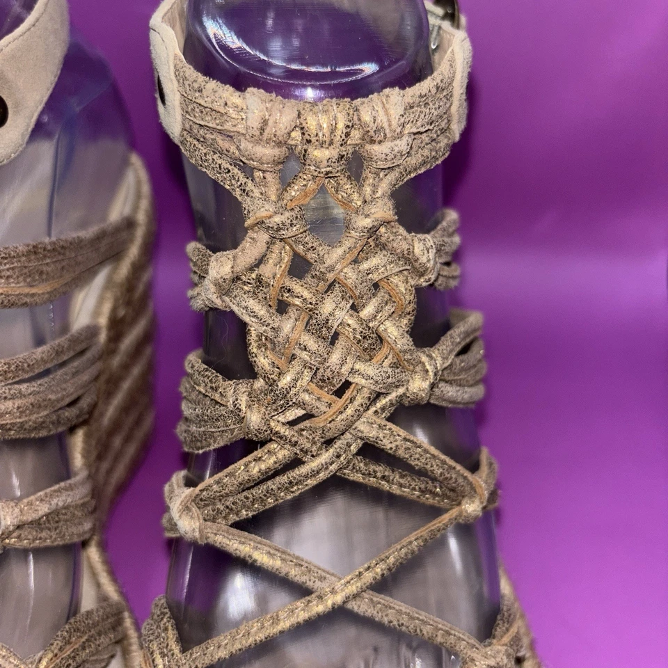 Sandalias de cuña para mujer Johnston and Murphy "Mindy" talla 9 m peltre precio de venta sugerido por el fabricante 198 USD (0262) Foto 4 de 4