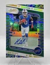 2024 Absolute football-Keon Coleman Signature Rookies Green Spectrum Auto /25 RC