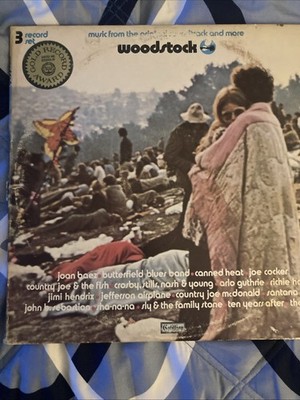 Woodstock Original Soundtrack - 1970 Atlantic SD 3-500 Vinyl 3