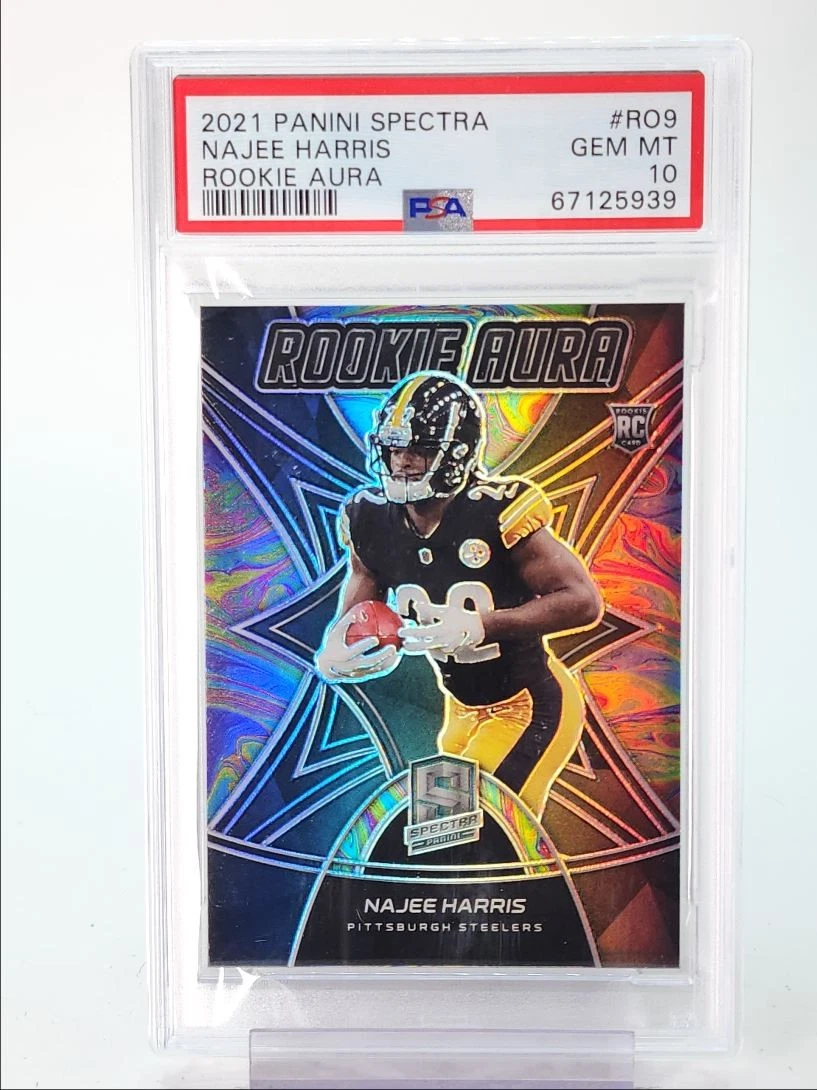 Najee Harris Panini Spectra Rookie Aura #RO9 Base