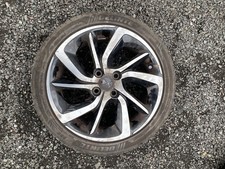 CITROEN DS3 17 INCH DIAMOND CUT ALLOY WHEEL RIM& TYRE 9805895877 GENUINE
