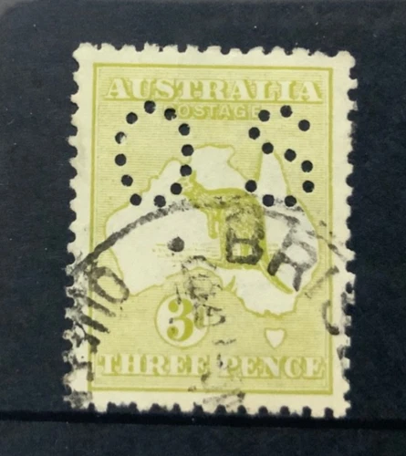 KANGAROO :  3d die 1 3RD WMK    Perf OS. F.USED.