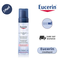 Eucerin UreaRepair PLUS Shower Foam 200ml Dry Skin Gentle Body & Face Cleanser