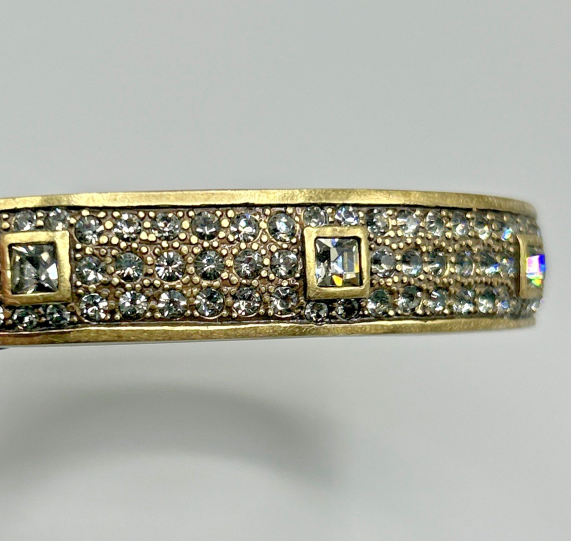 HEIDI DAUS Hinged Stackable Bracelet with Rhinest… - image 5