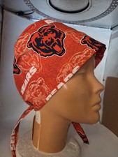 CHICAGO BEARS Handmade SURGICAL SCRUB CAPS