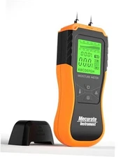  Digital Wood Moisture Meter with 3 Colored Indicators, Moisture Pin Type
