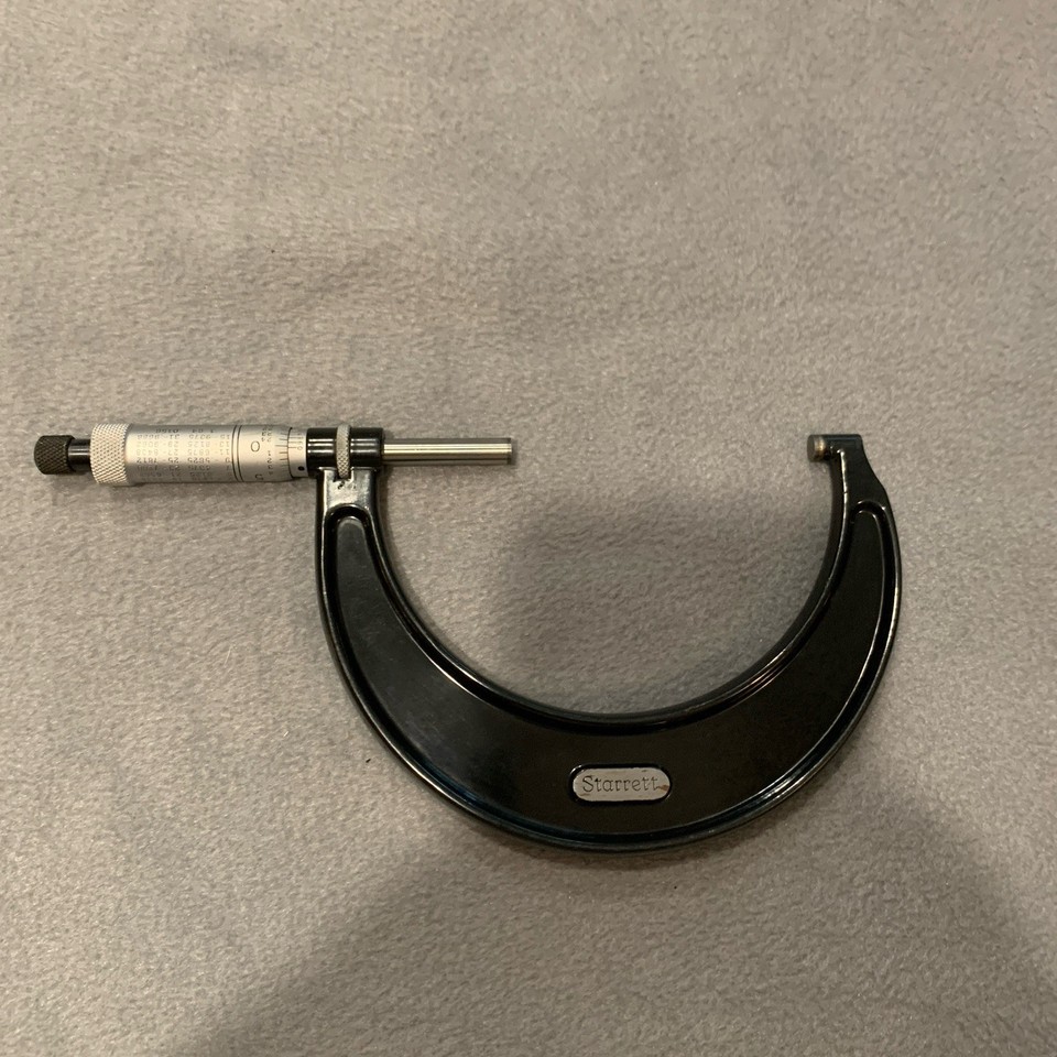 Starrett No 436 Outside Micrometer 3-4