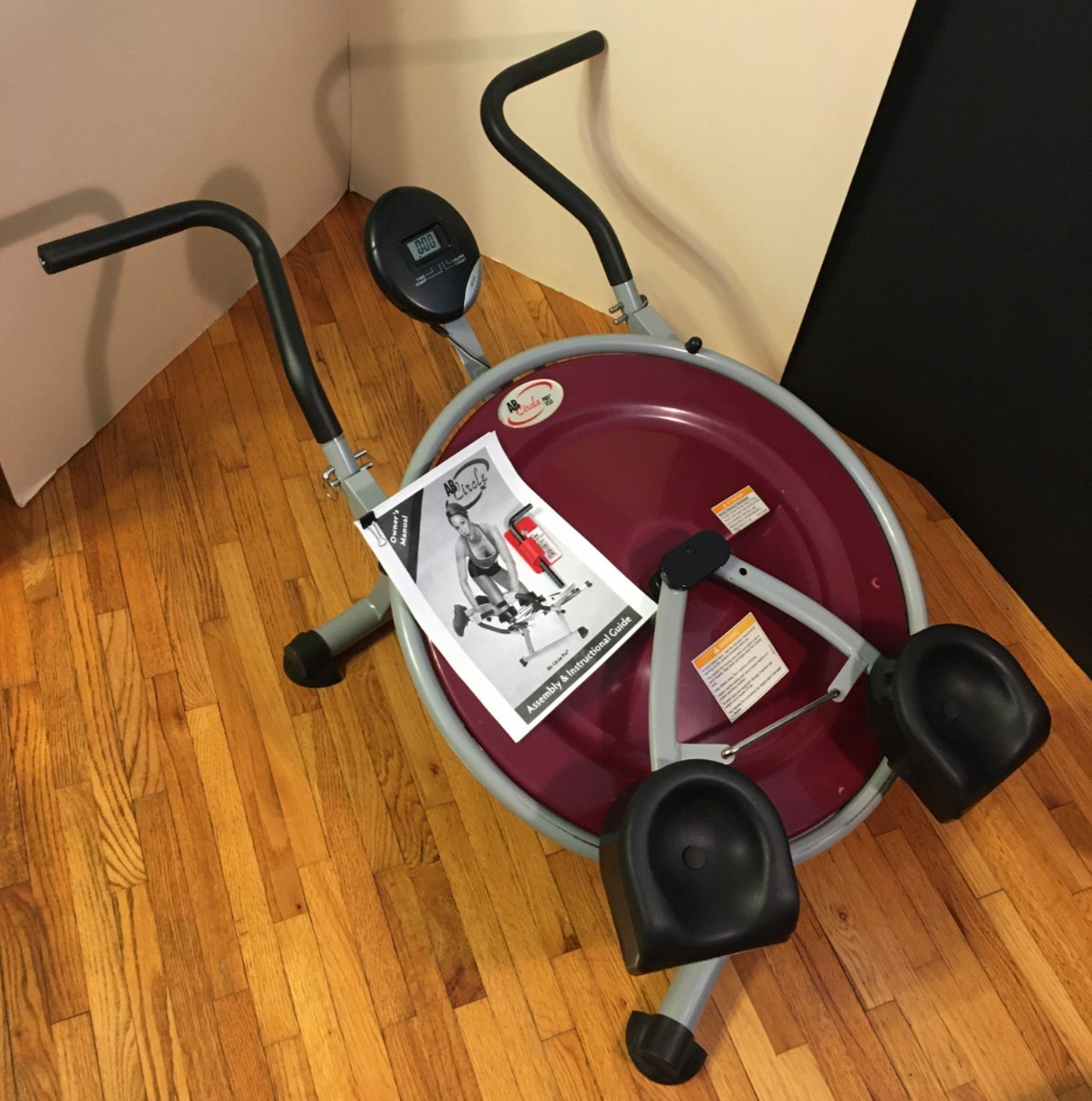 **AB CIRCLE PRO 2.0 CORE ABDOMINAL EXERCISER HOME GYM EQUIPMENT w/DISPLAY, USERS