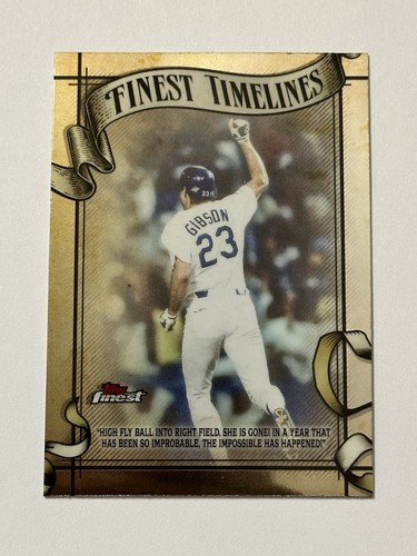 2026 Topps Finest Kirk Gibson Base (RAW)