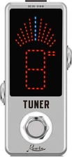 Rowin LT-910 Chromatic Tuner Pedal Ultra-Precise Strobe Mode 0.1% Accuracy LED