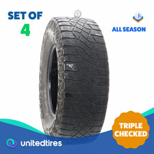 Set Of 4 Used Lt 30570r18 Goodyear Wrangler Territory Mt 126123r - 6-832