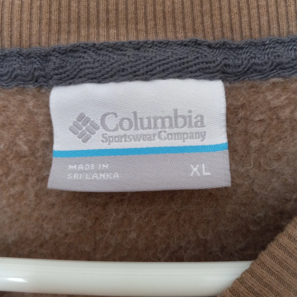COLUMBIA Men's Cotton Blend Sweatshirt Casual Outdoor Hiking Fleece Lined XL - Image 3 of 4