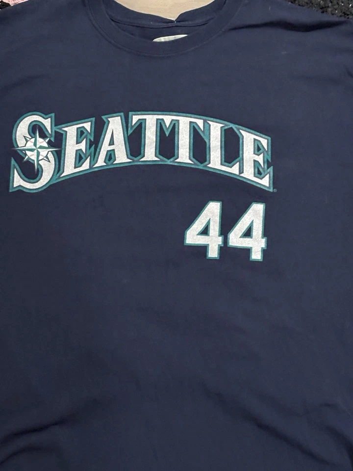 Seattle Mariners Julio Rodriguez Navy Tee - Image 2 of 4