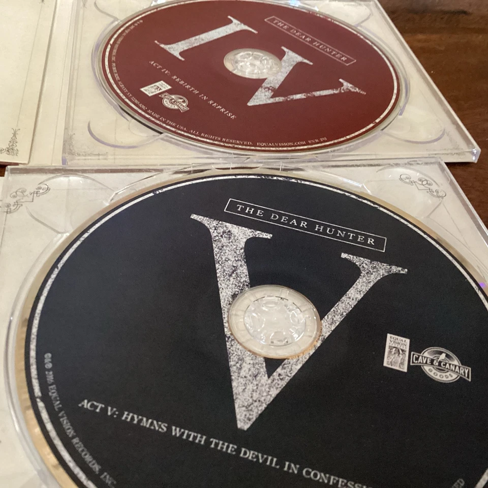 THE DEAR HUNTER-CD Bundle Act IV-Rebirth In Reprise-Act V Hymns With Devil VG+ - Image 4 of 4
