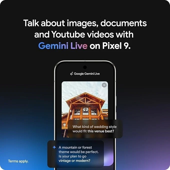 Google Pixel 9 256GB 5G OLED AI Android Smartphone Obsidian Unlocked Sealed - Image 3 of 4