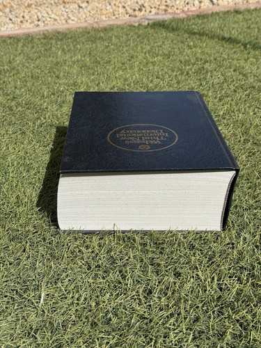 Webster's Third New International Dictionary Unabridged Hardcover 1993 M1727 - Foto 4 di 8