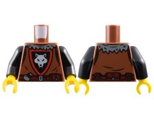 LEGO  Part 973pb5568c01 - Torso Castle Wolfpa...